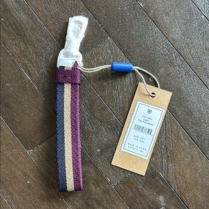 Rothy's Purple and Gold Key Holder
